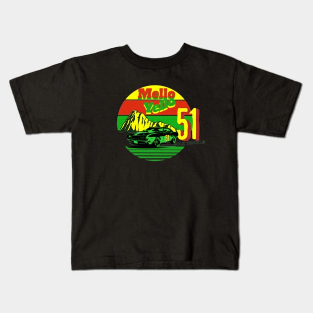 51 Mello Yello - Cole Trickle Days of Thunder Kids T-Shirt by KoumlisArt